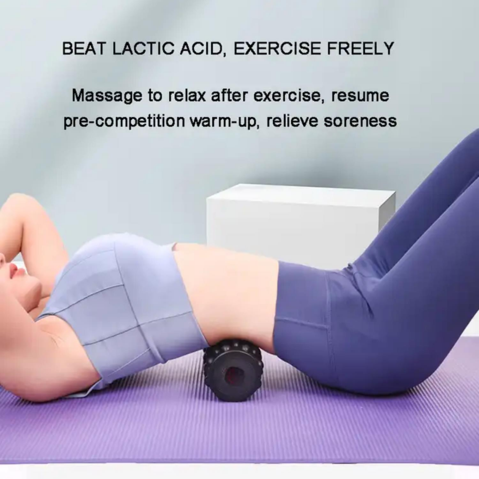 Titreşimli Foam Roller Masaj Cihazı