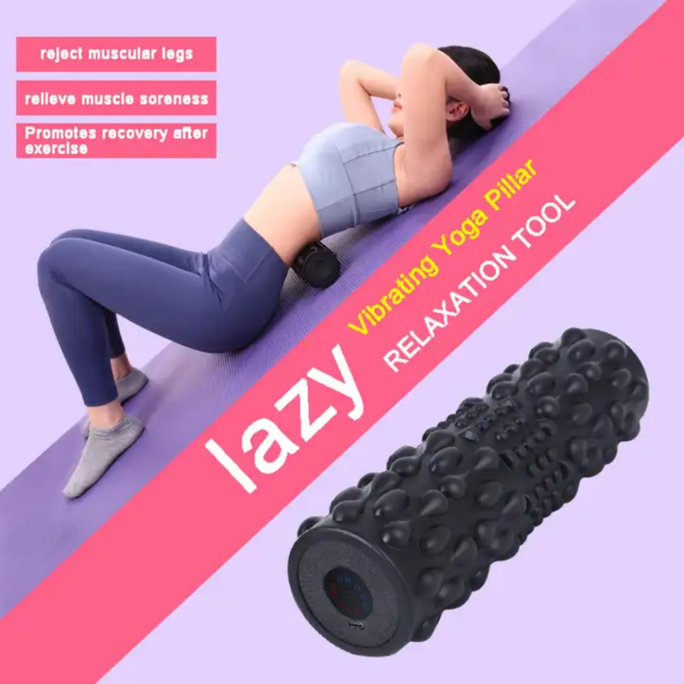 Titreşimli Foam Roller Masaj Cihazı