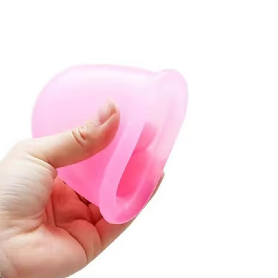 Silikon Vakumlu Selülit Masaj Kupası Pembe En Büyük Boy