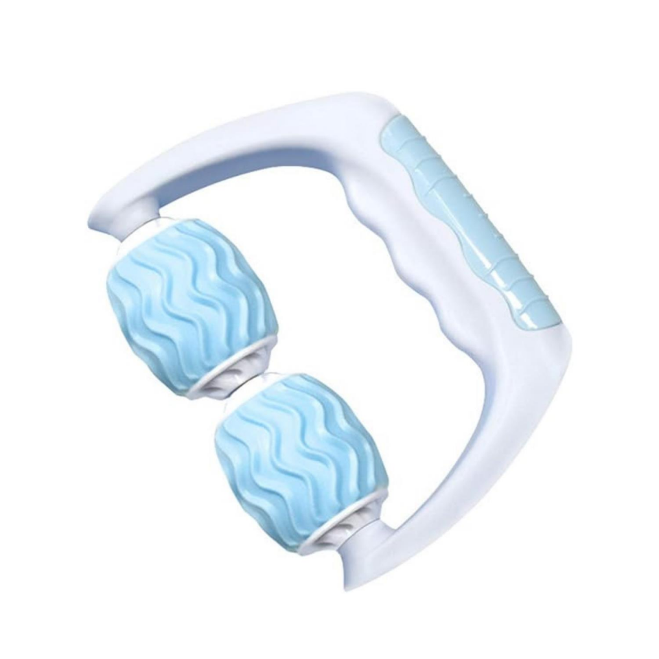 Tutma Kollu Selülit Masaj Rulosu Mavi Renk