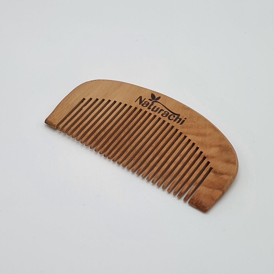 Doğal Küçük Ahşap Saç Tarak