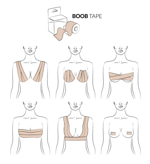 Boob Tape Göğüs Sabitleme Bandı
