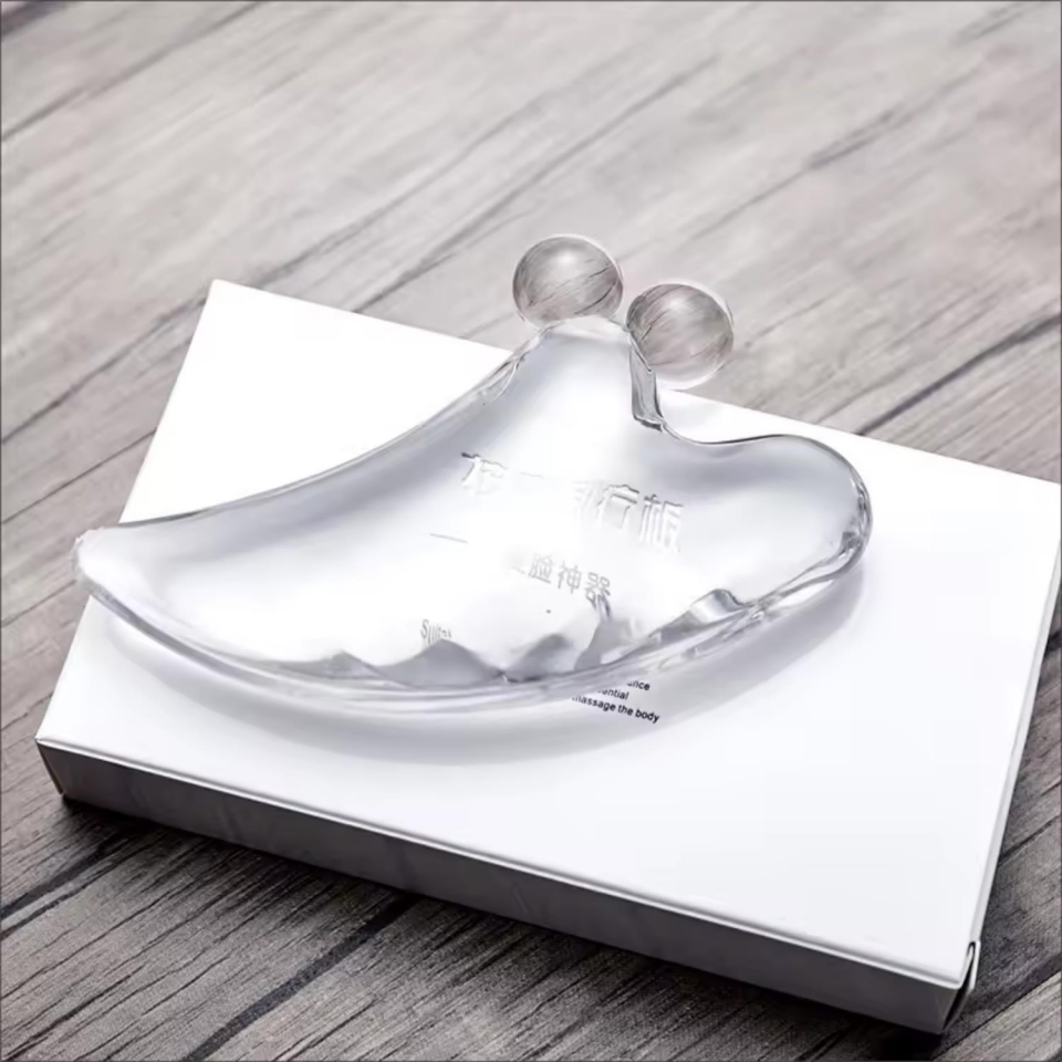 Guasha Masaj Aparatı Kristal Reçine Gua Sha Yüz Masajı