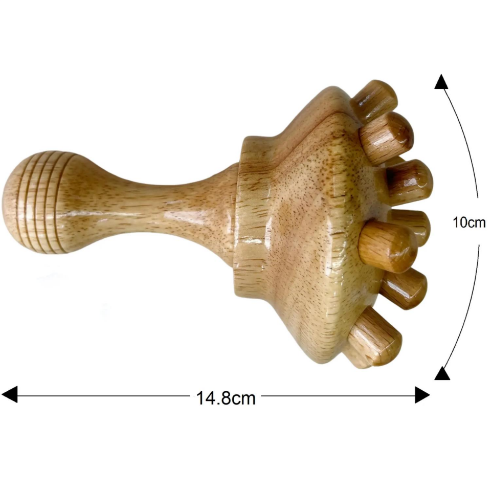 Madero Terapi & Selülit Ahşap Masaj Tokmak Aparatı