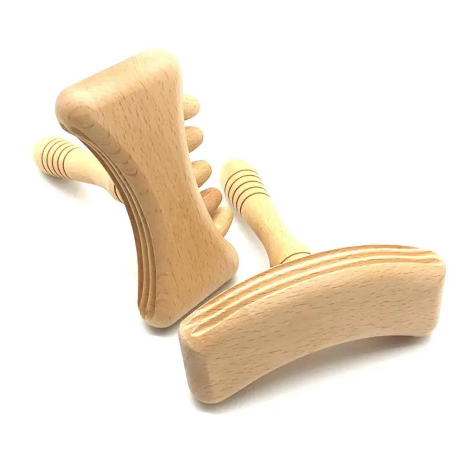 Madero Terapi & Selülit Ahşap Masaj T Aparatı