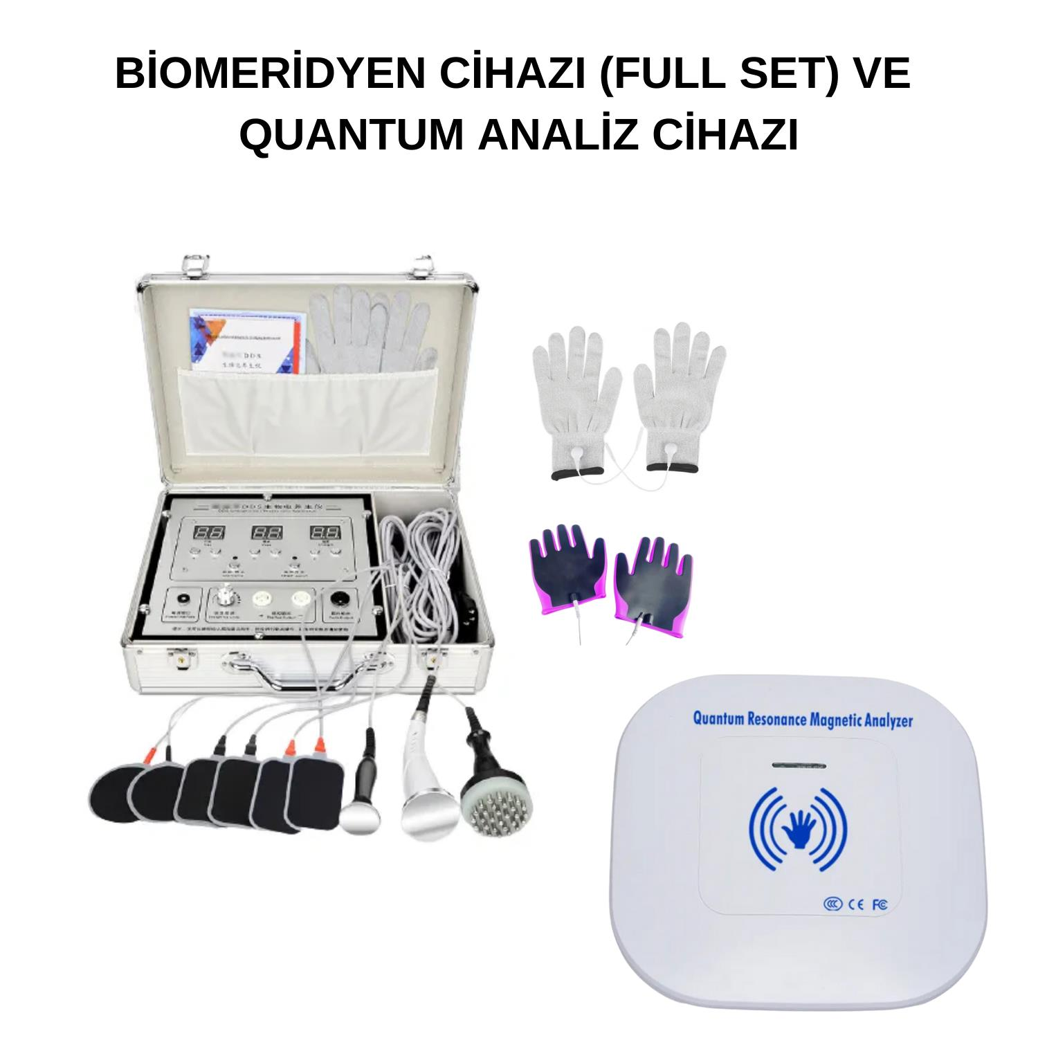 Biomeridyen Cihazı(Full Set) + Quantum Analiz Cihazı