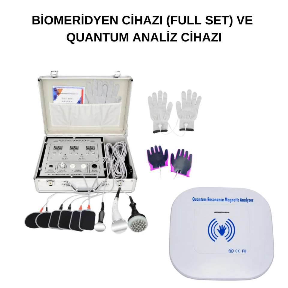 Biomeridyen Cihazı(Full Set) + Quantum Analiz Cihazı