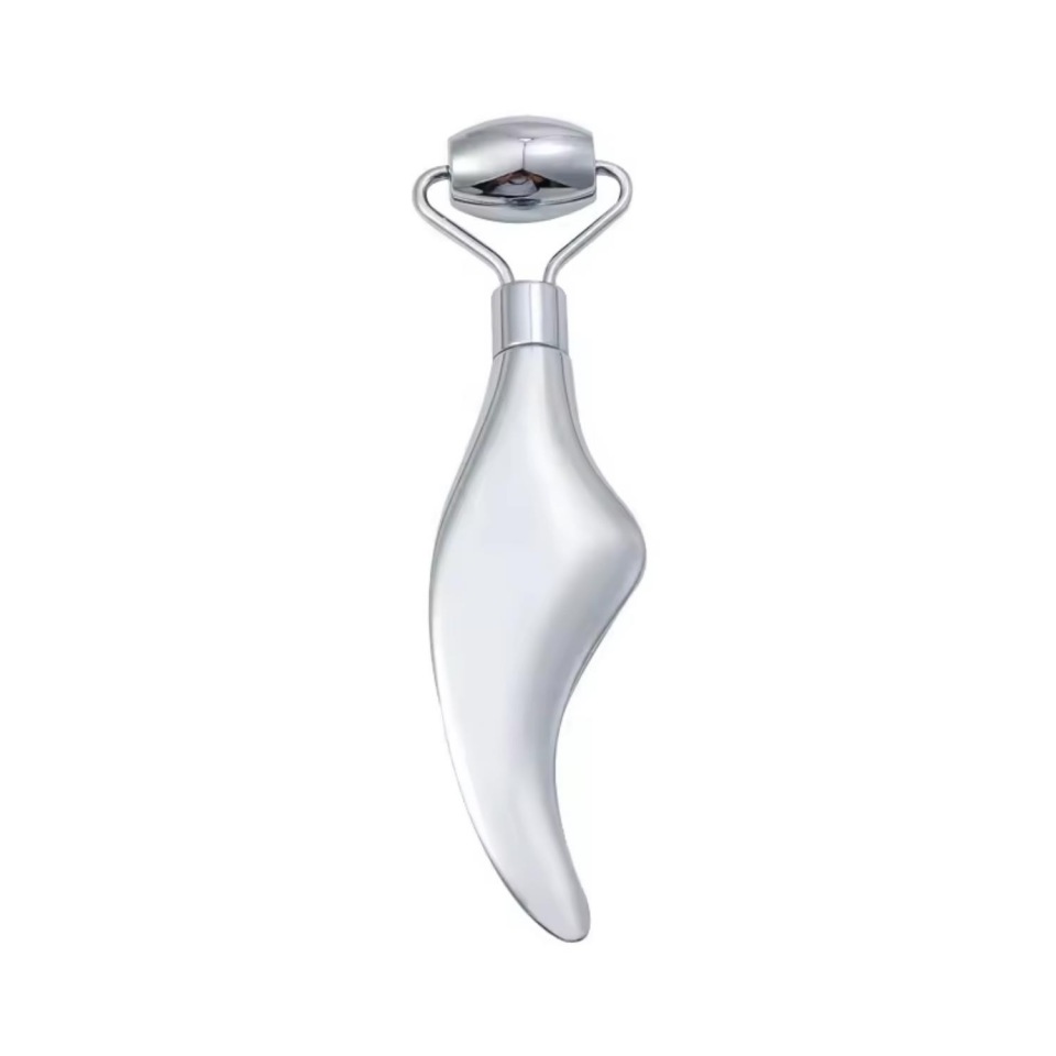 Metal Cilt Sıkılaştırıcı Face Yoga Gua Sha Rulosu Yüz Masaj Roller Model 3