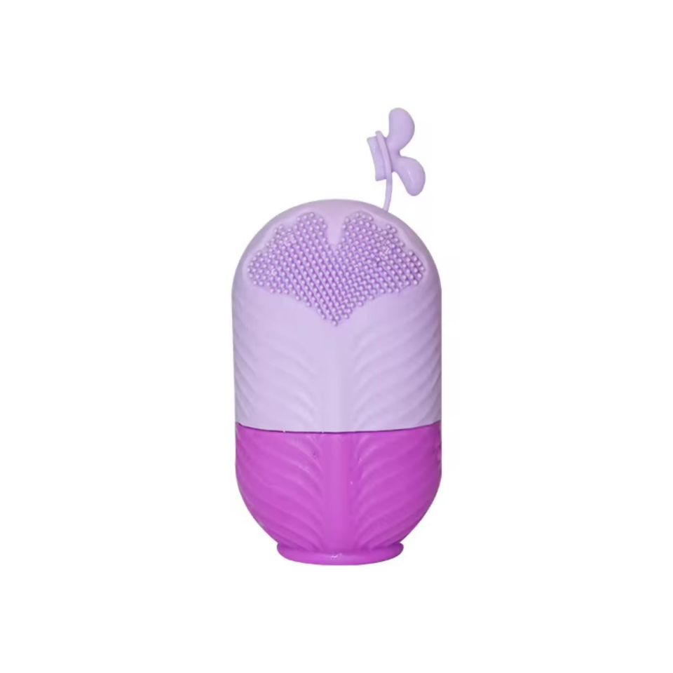 Slikon Yüz Buz Masaj Rulosu Yüz Sıkılaştırıcı Ice Face Roller Mor Renk
