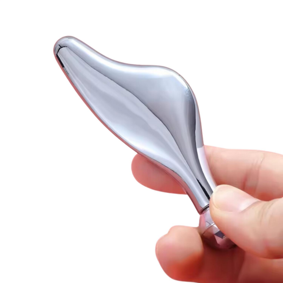 Metal Yüz Masaj Aleti Face Yoga Guasha 3D Roller Graston Aparatı Model 2