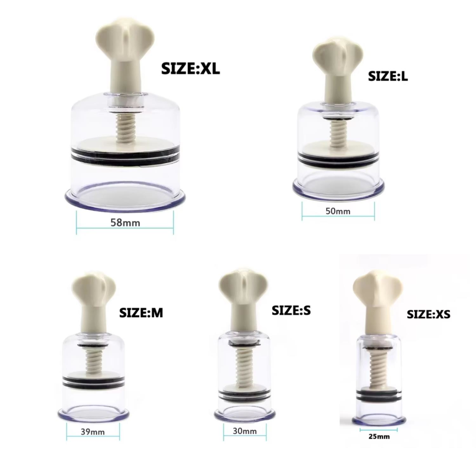 Çevirmeli Vakumlu Masaj Kupa 5'li Set