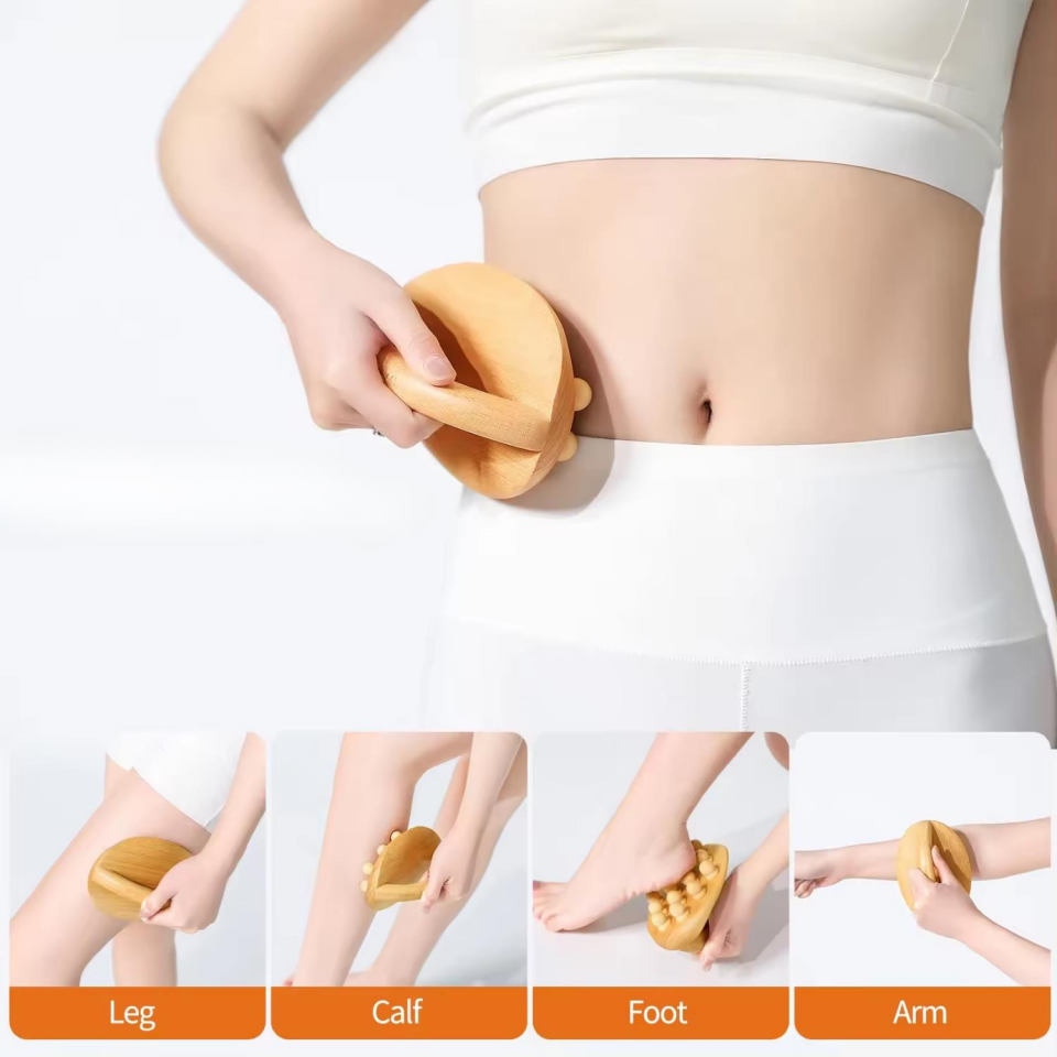 Madero Terapi & Selülit Ahşap Masaj Tokmak Aparatı Model 3