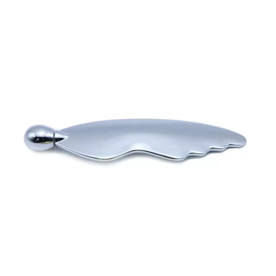 Metal Cilt Sıkılaştırıcı Face Yoga 3D Roller Kelebek Gua Sha Yüz Masaj Graston Aparatı