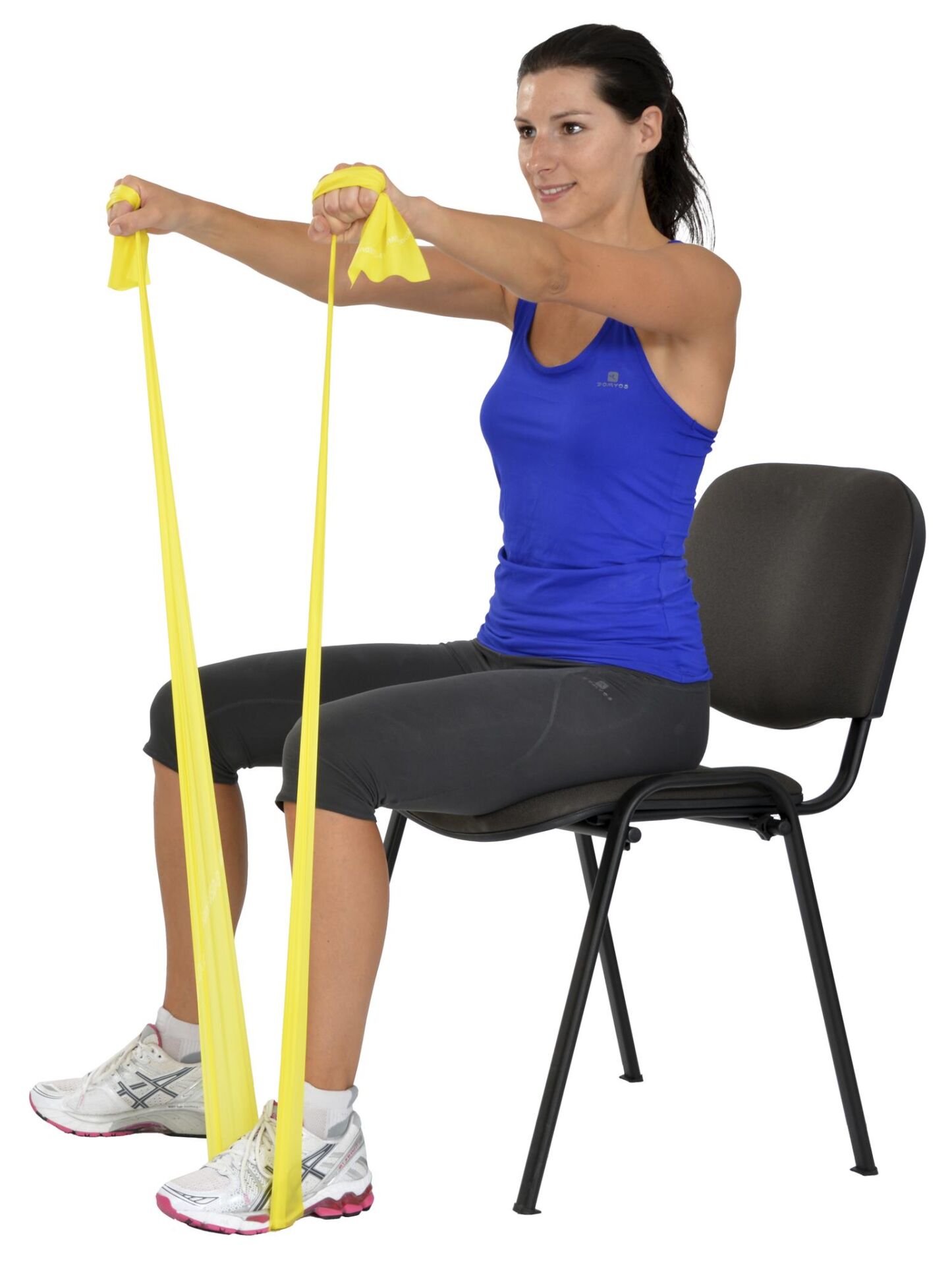 Yoga & Pilates Egzersiz Bandı 1.5 Metre Çeşitleri Sarı (En hafif)
