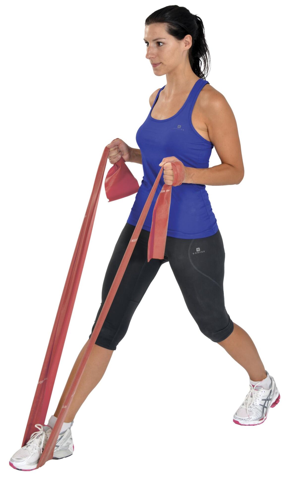 Yoga & Pilates Egzersiz Bandı 1.5 Metre Çeşitleri Kırmızı (Hafif)