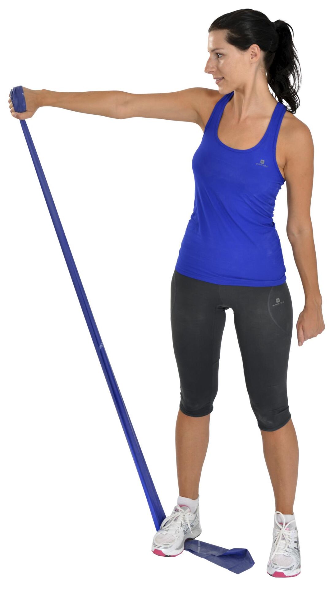 Yoga & Pilates Egzersiz Bandı 1.5 Metre Çeşitleri Mavi (Sert)