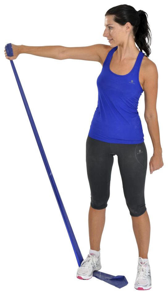 Yoga & Pilates Egzersiz Bandı 1.5 Metre Çeşitleri Mavi (Sert)