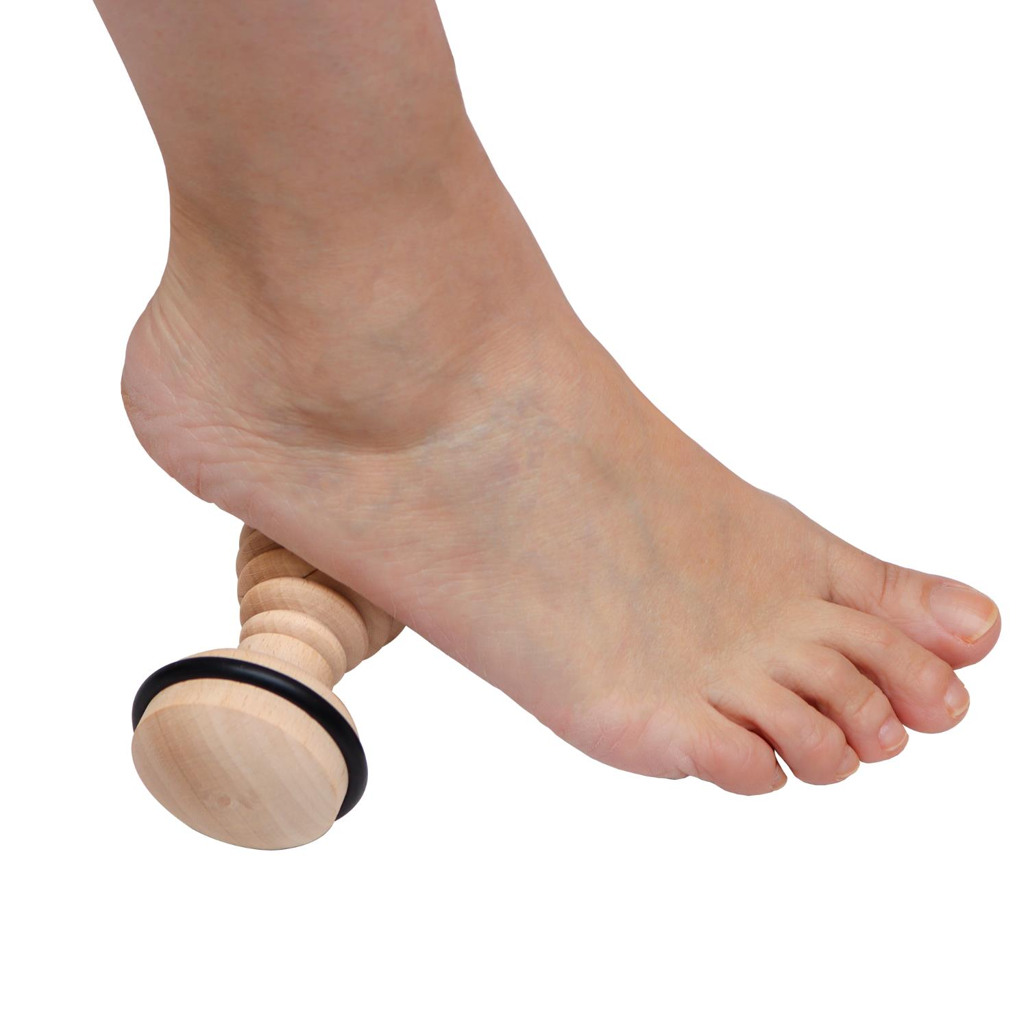 Ahşap Ayak Masaj ve Refleksoloji Silindiri