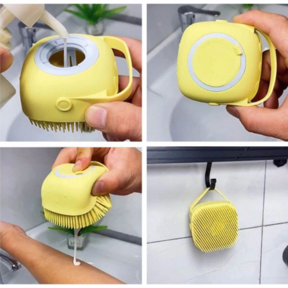 Hazneli Banyo & Masaj Kesesi  Sarı Renk