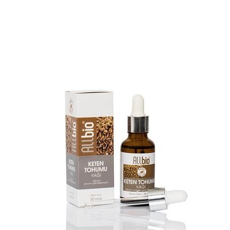 Allbio Keten Tohumu Yağı (30 ml)