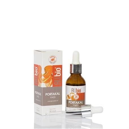 Allbio Portakal Kabuk Yağı 30 ml