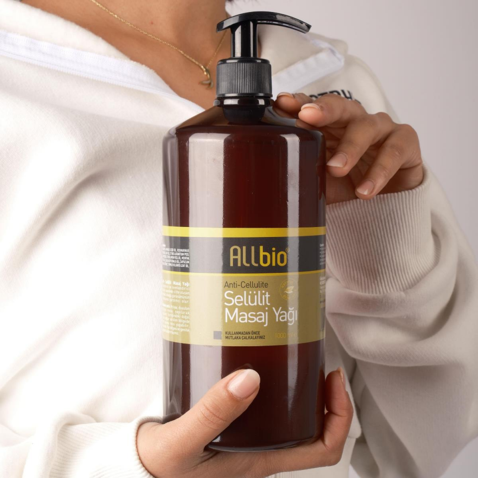Allbio Selülit Masaj Yağı 1000ml