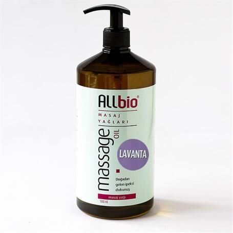 ALLBİO Masaj Yağı 1 Litre Çeşitleri Lavanta