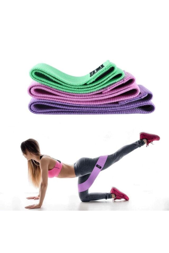 Egzersiz & Pilates Direnç Hip Bandı Seti