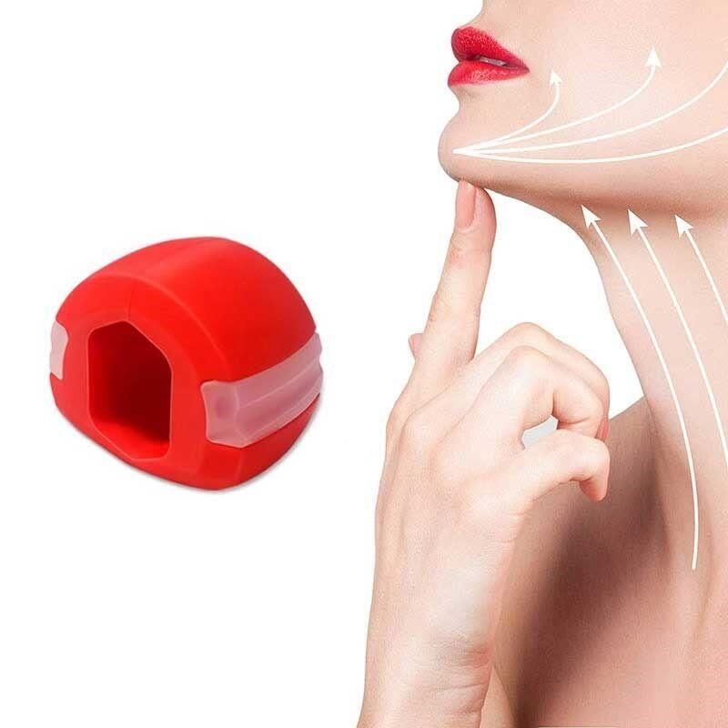 Face Yoga Çene Egzersiz Topu Kırmızı Renk