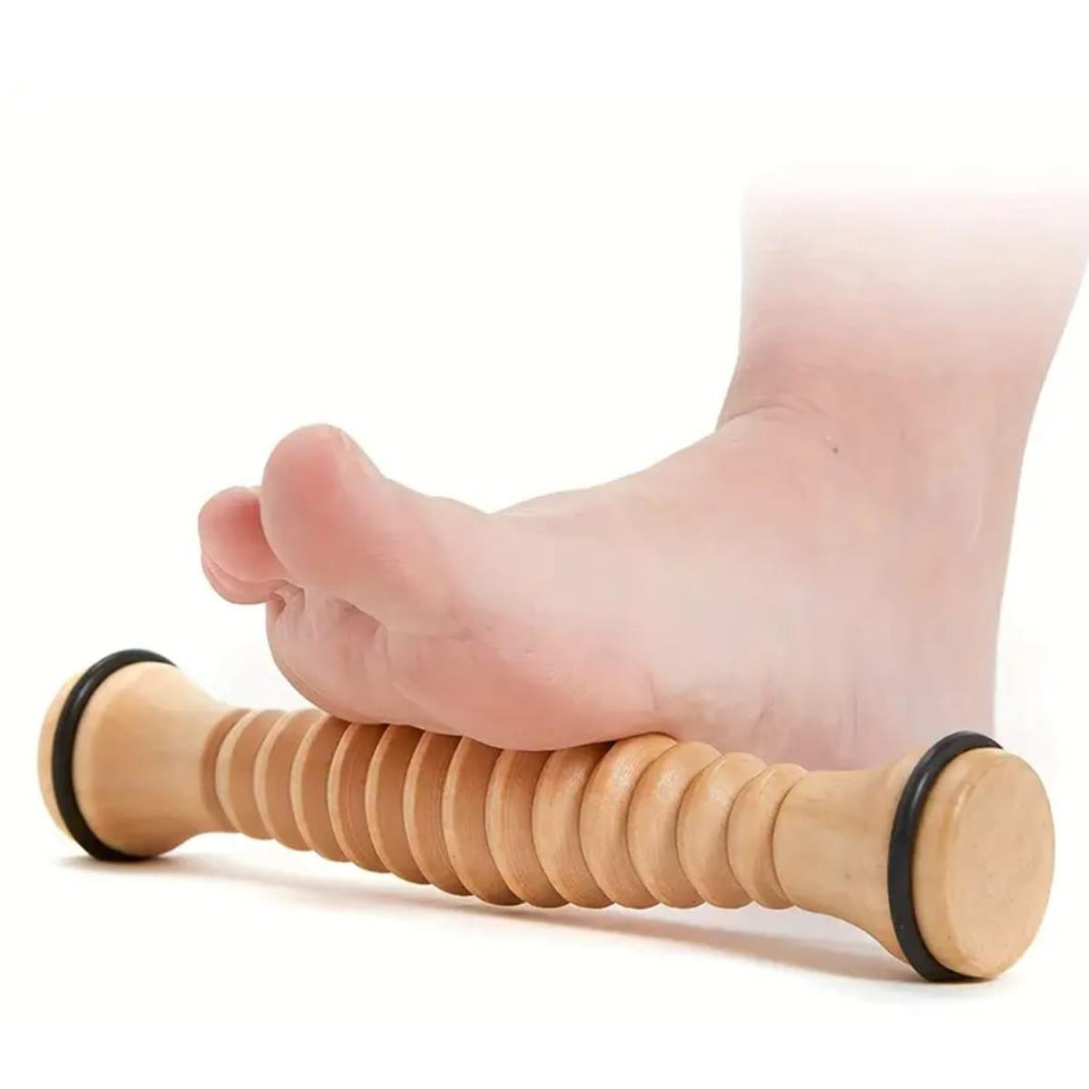 Ahşap Ayak Masaj ve Refleksoloji Silindiri Model 1