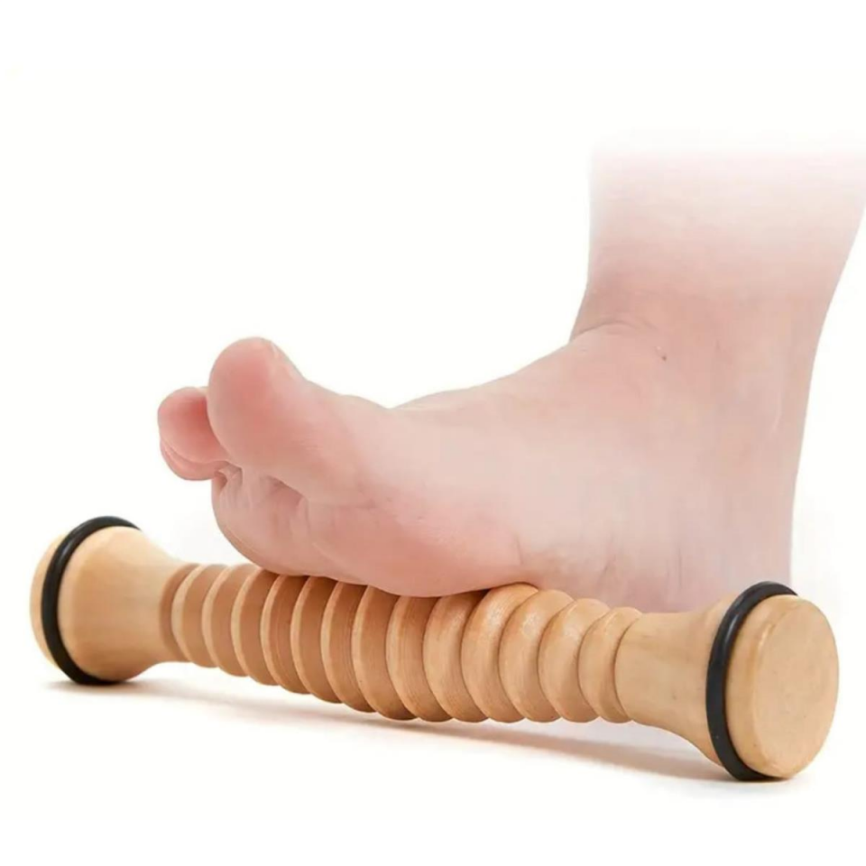 Ahşap Ayak Masaj ve Refleksoloji Silindiri Model 1