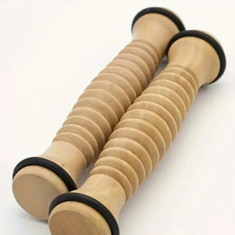 Ahşap Ayak Masaj ve Refleksoloji Silindiri Model 1