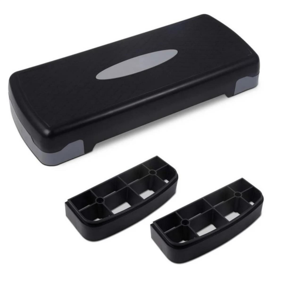 2 Kademeli Step Tahtası Gri Siyah Renk