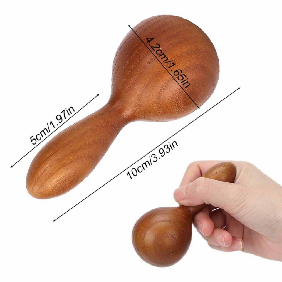 Ahşap Yüz Masaj Aparatı Gua Sha Graston Refleksoloji SPA Aleti