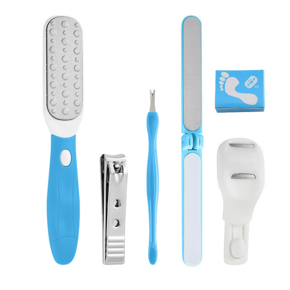 Topuk Pedikür Nasır Giderici 6 Parça Ayak Törpü Bakım Seti