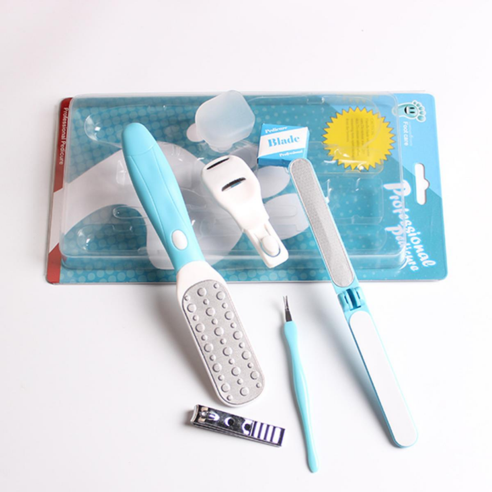 Topuk Pedikür Nasır Giderici 6 Parça Ayak Törpü Bakım Seti