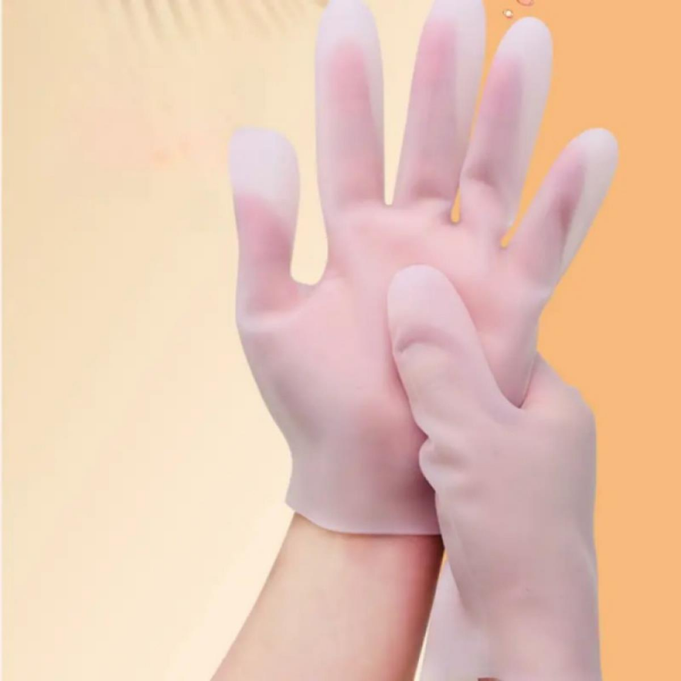 Silikon Nemlendirici El Peelingi Çatlak Giderici El Bakımı Spa Jeli Eldiven