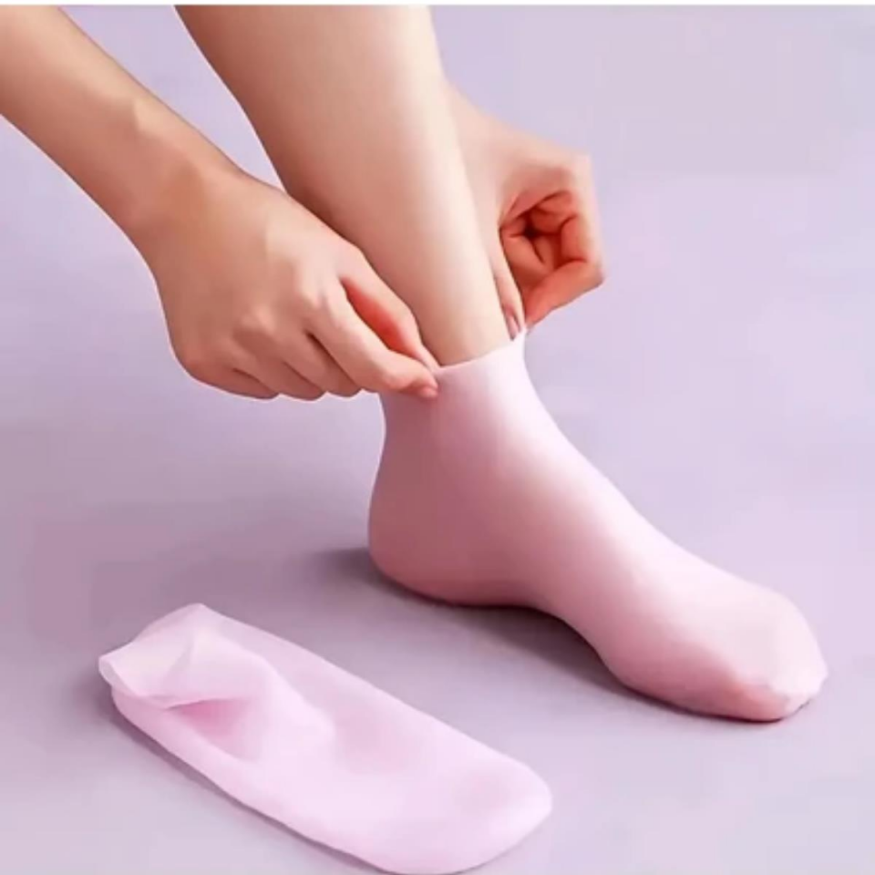 Silikon Nemlendirici Ayak Bakımı Çorap Spa Jel Seti