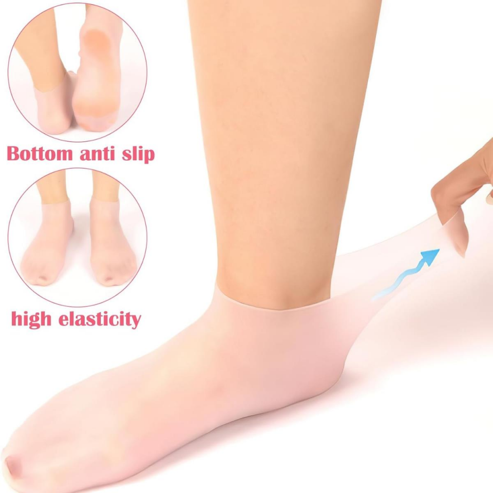 Silikon Nemlendirici Ayak Bakımı Çorap Spa Jel Seti