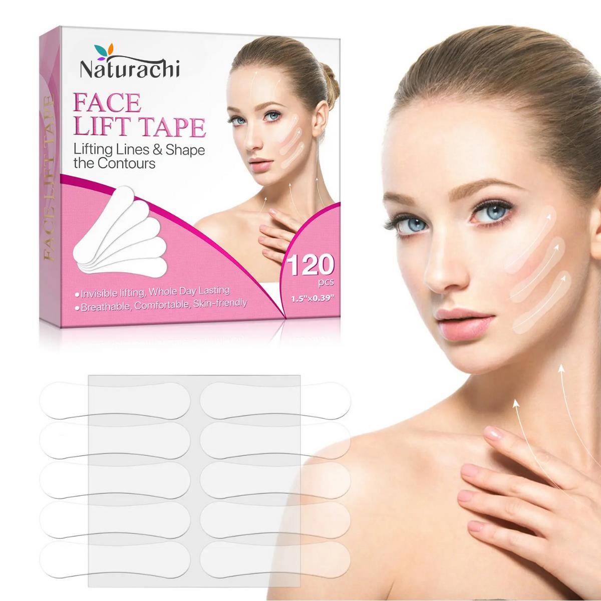 Face Yoga Yüz Gerdirme ve Kırışıklık Bandı Görünmez Face Tape