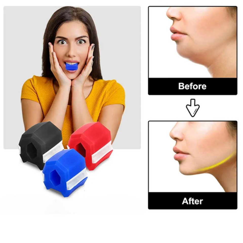 Face Yoga Başlangıç-Orta-Zor Jawline Çene Egzersiz Topu 3'lü Set