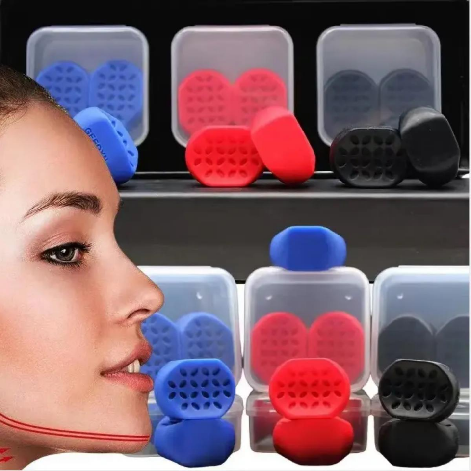 Face Yoga Başlangıç-Orta-Zor Jawline Çene Kası Egzersiz Topu 6'lı Set