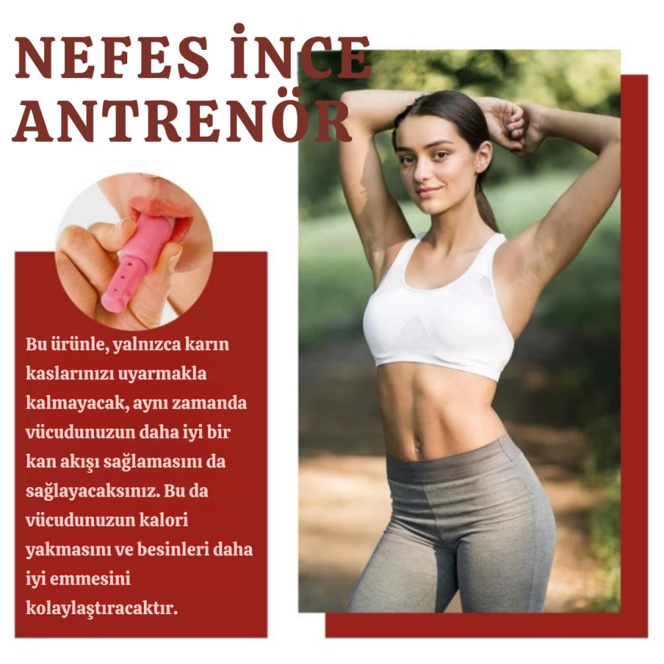 Face Yoga Ayarlanabilir Nefes Egzersiz Aleti Model 4