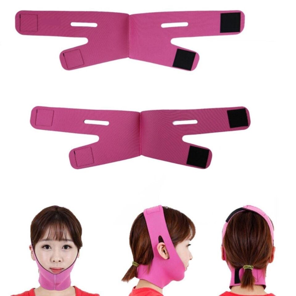 Face Yoga Yüz ve Çene Şekillendirici Kırışıklık Bandajı Model 1