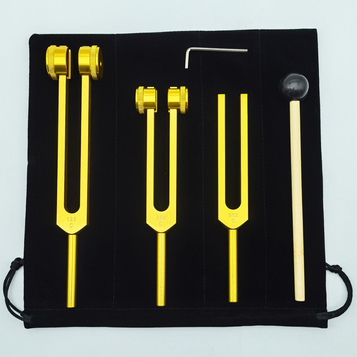 Çakra Diyapozon Tuning Fork 3 Parçalı Set Meditasyon Ve Enerji Çalışmalarına Uyumlu Müzikal Diyapazon Çatal Seti