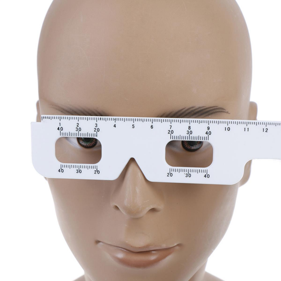 Optik Pupil Oftalmik PD Gözbebeği Mesafe Ölçer Cetvel (1 Adet)