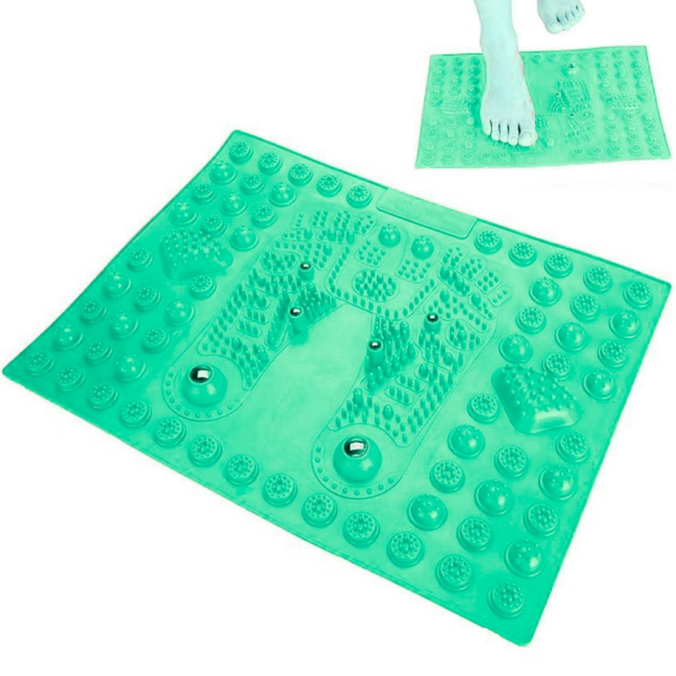 Acupressure Ayak Paspası ve Ayak Refleksoloji Yumuşak Duyu Matı Yeşil Renk