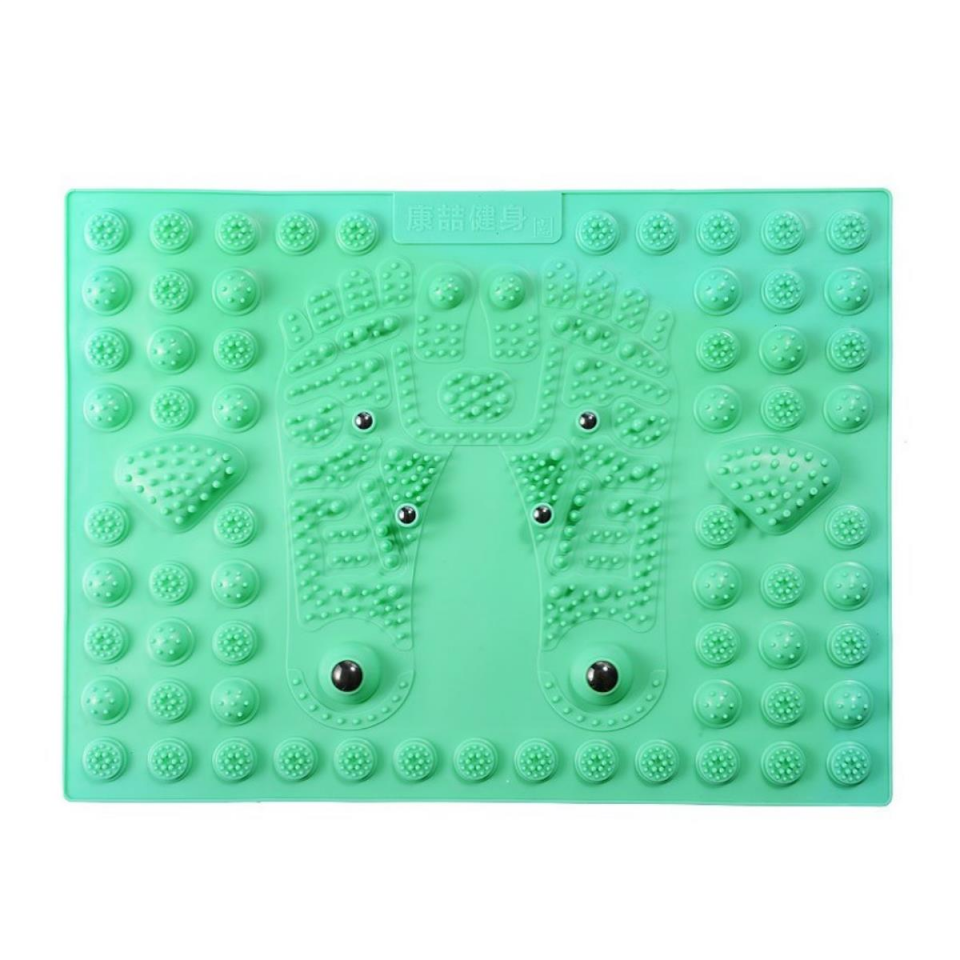 Acupressure Ayak Paspası ve Ayak Refleksoloji Yumuşak Duyu Matı Yeşil Renk