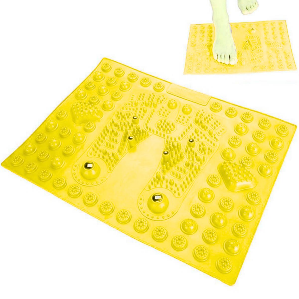 Acupressure Ayak Paspası ve Ayak Refleksoloji Yumuşak Duyu Matı Sarı Renk