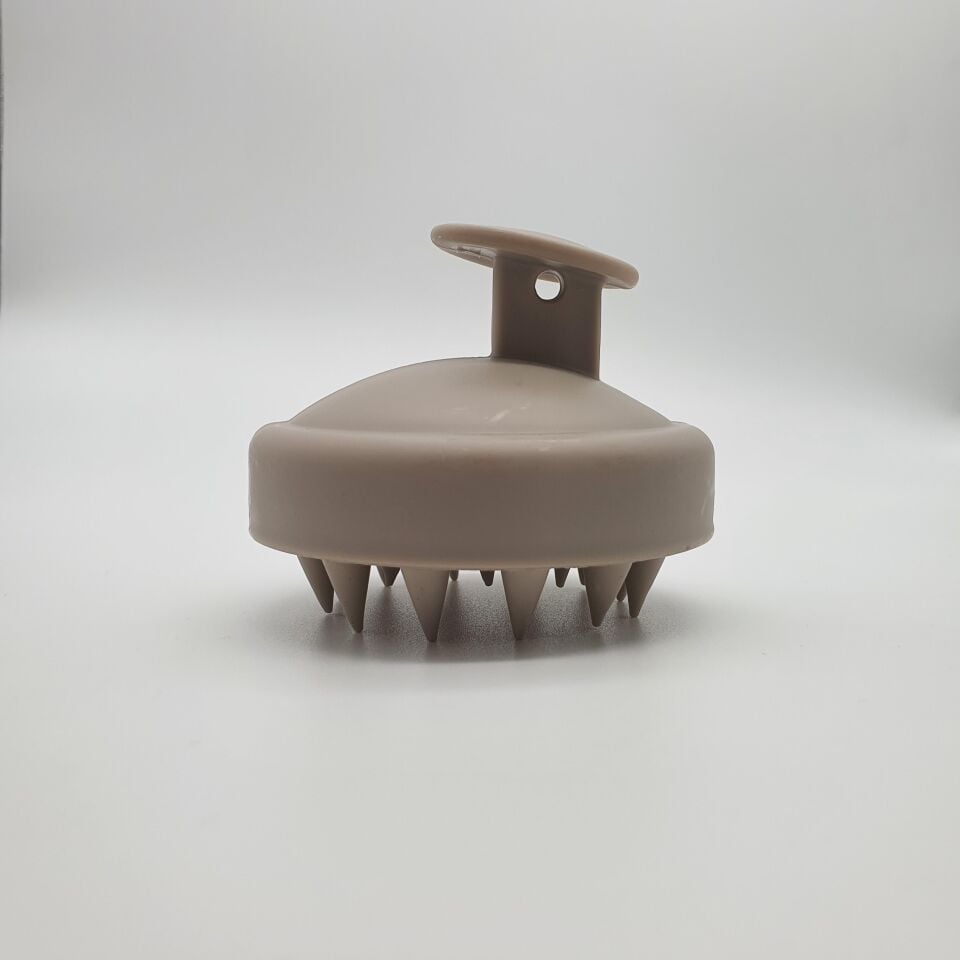 Arındırıcı Saç Yıkama &  Bakım Fırçası Masaj Aleti Gri Renk